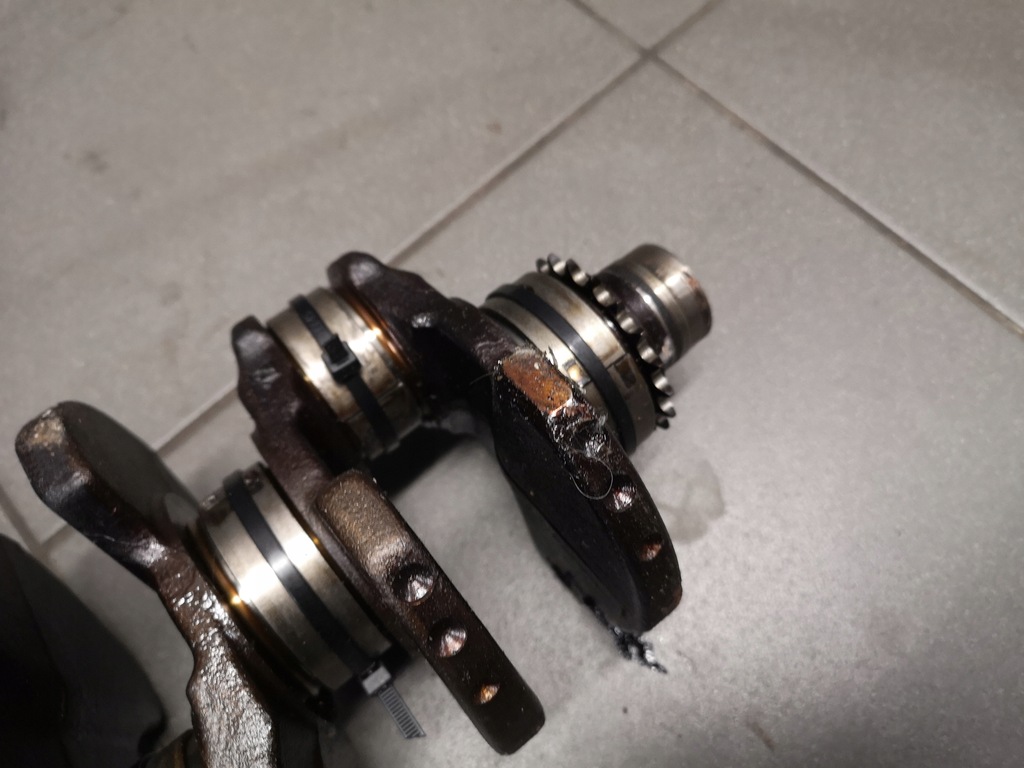 фото №10, Wał коленчатый вкладыши zatarty audi tt 8n 1.8t 06a