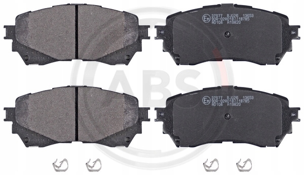 фото №12, A.b.s. гальмівні колодки гальмівний. mazda 6 12- перед