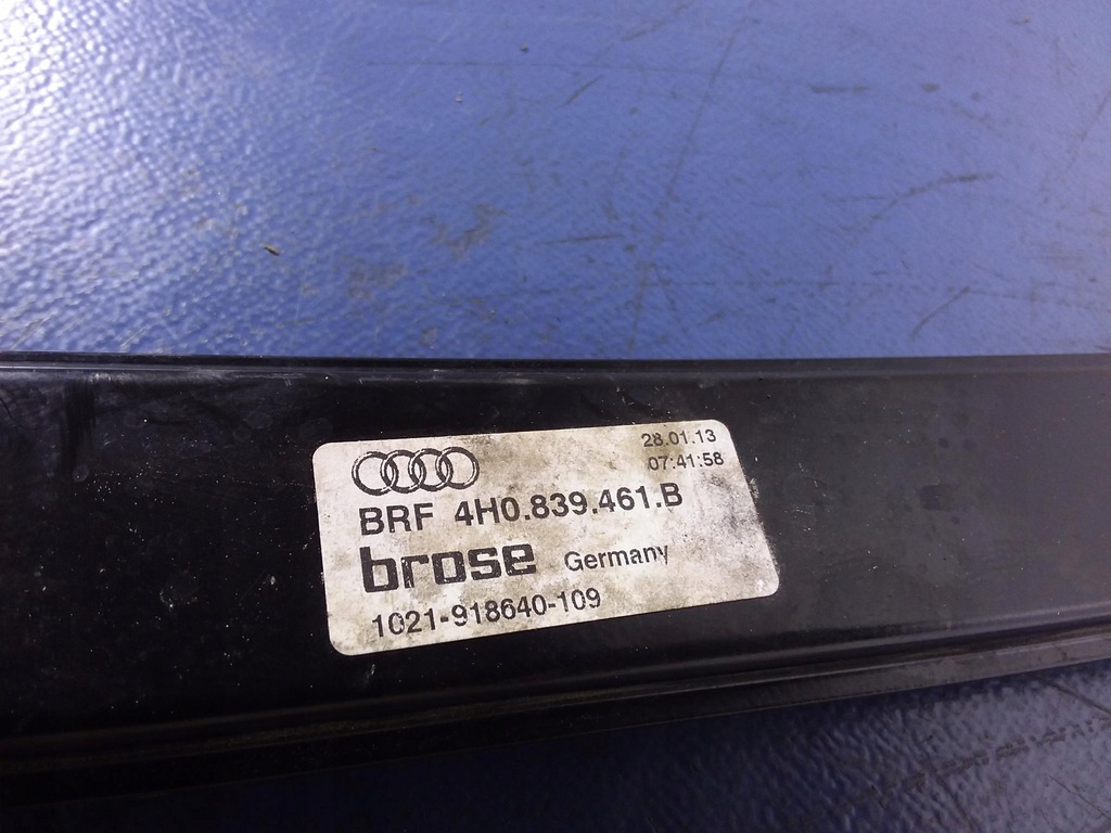 фото №4, Audi a8 d4 подъемник стекло задняя левый 4h0839461b