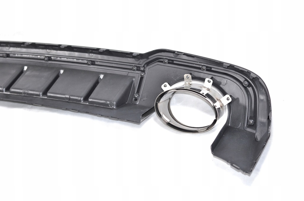 фото №10, Спойлер бампера audi a3 8v lift 16-20 образец rs3 full black диффузор накладка