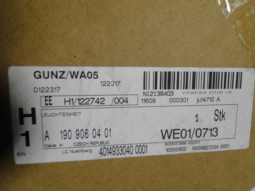 Mercedes amg gt 190 рестайлинг  лампа full led ночь edit Недорого