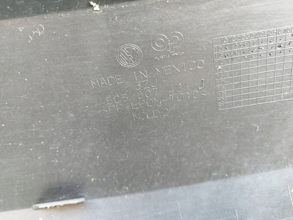 фото №8, Vw new beetle 5c5 бампер задняя задний 5c5807421j