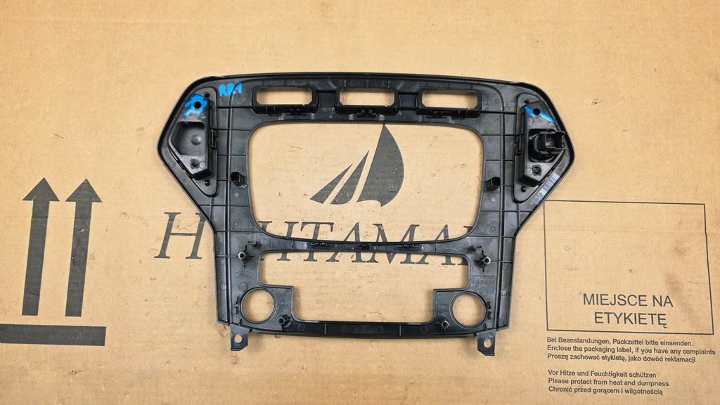 фото №11, Ford mondeo mk4 07-10 r рамка радио консоли шлифованный алюминий titanium