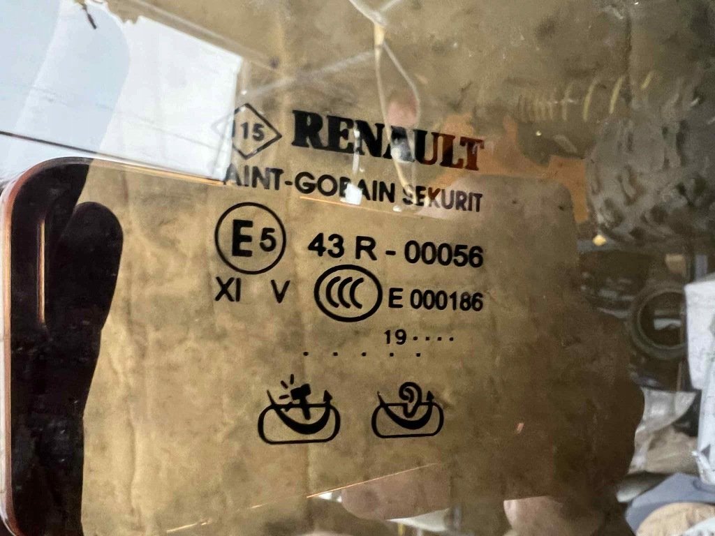 фото №2, Скло двері права правий задня задня renault talisman sedan 19r