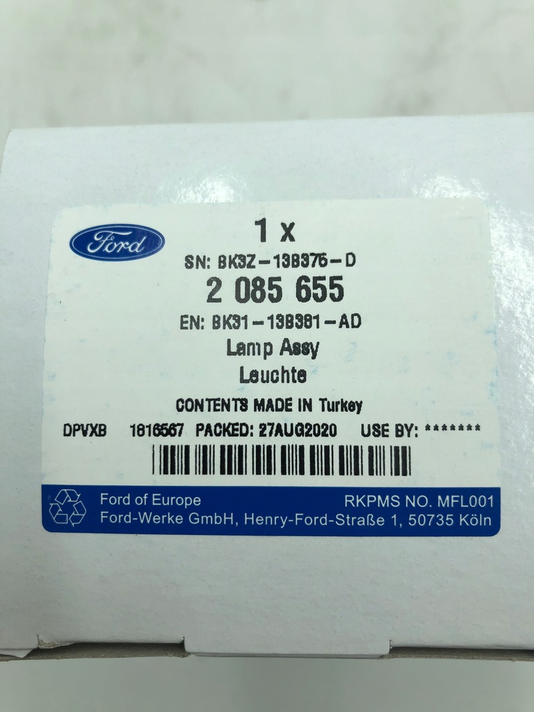 фото №12, Поворотник дзеркало лівий transit 14- 19- _ 2085655 _ bk31-13b381-ad