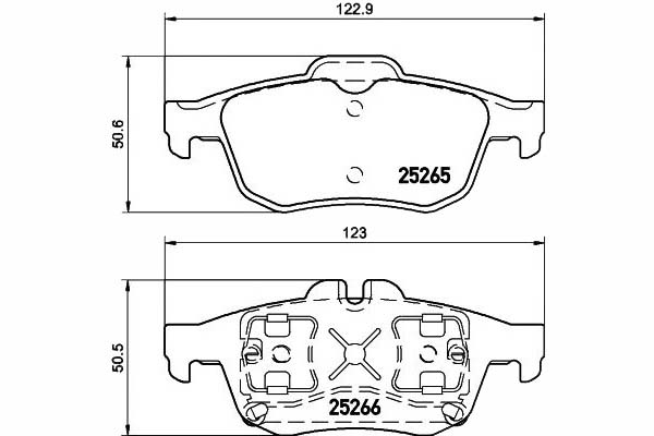 Tex2526501 тормозные колодки ham. renault задняя latitude 11- + ассистент водителя #33 Цена