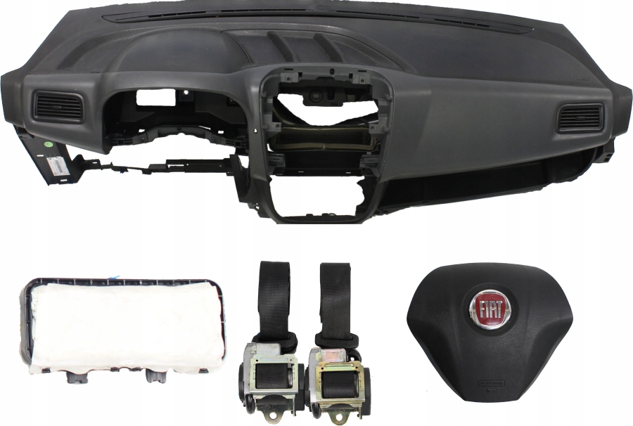 фото №1, Панель приладів консоль подушка безпеки ремені fiat doblo