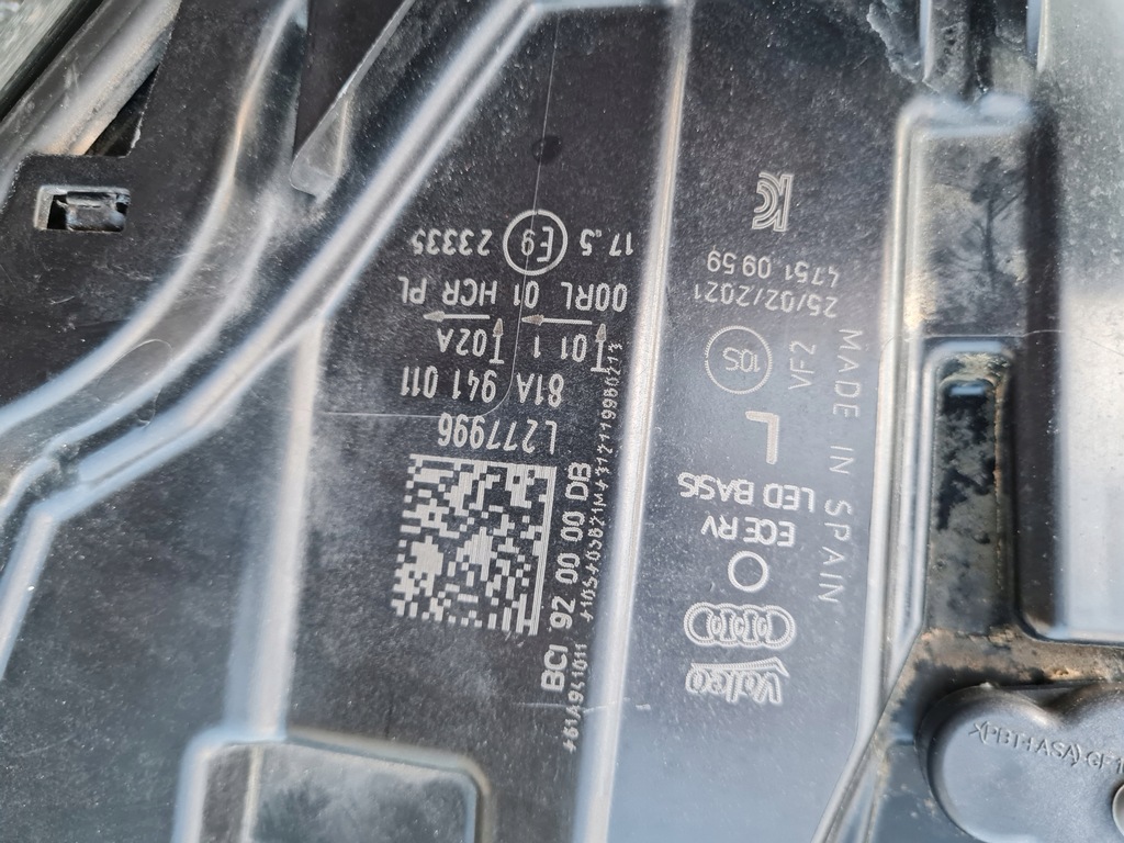 фото №13, Audi q2 sq2 81a lift full led base led 81a941011 81a941012 акция