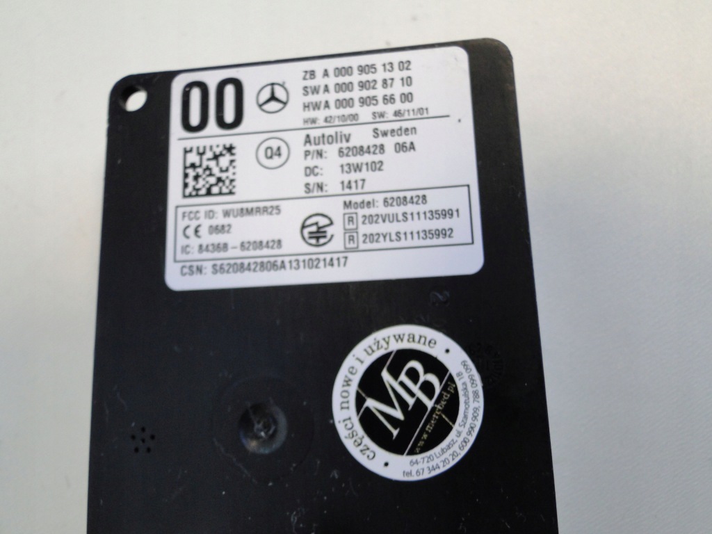 фото №9, Mercedes ml w166 166 радар датчик датчик w решітка радіатора