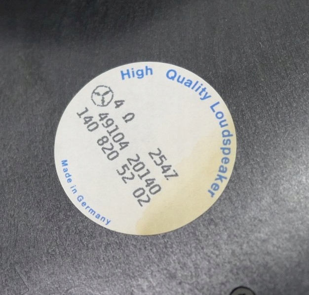 фото №3, Динамік двері праве mercedes w140 coupe cl sec