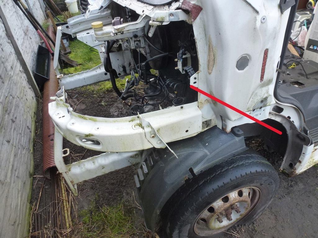 фото №1, Чверть підкрилок лонжерон ліва fiat ducato iii 07r