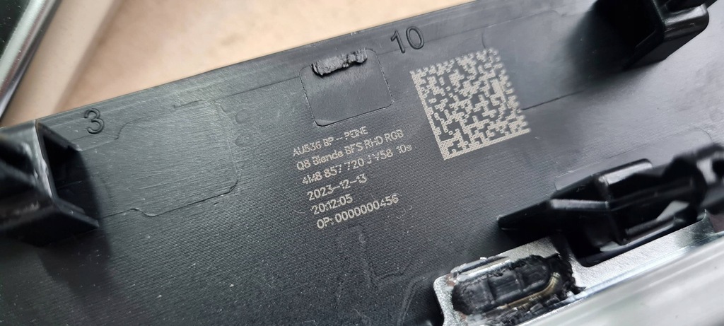 фото №11, Sq8 4m rsq8 q8 молдинг декоративная dekor дверь консоли anglik piano 4m8857720j