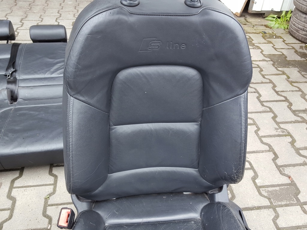 фото №11, Audi a3 8p s-line сидіння шкіряний заднє сидіння 5d