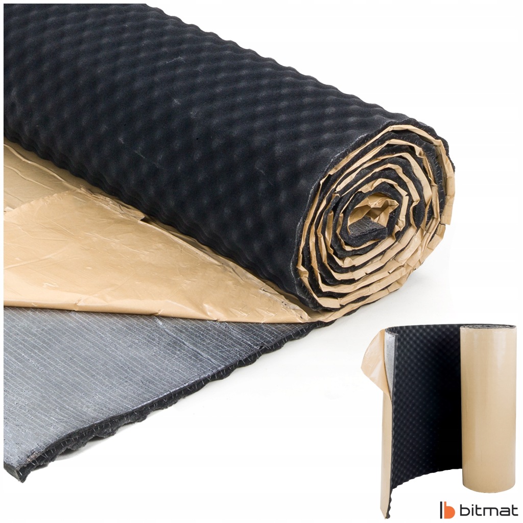 Пена акустическая шумоизоляционная ognioodporna fala samoprzylepna 20mm 0,25m2 Цена