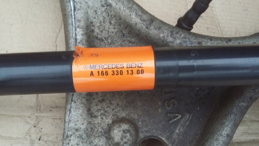 фото №2, Mercedes w 166 ml gle привідний вал передня права