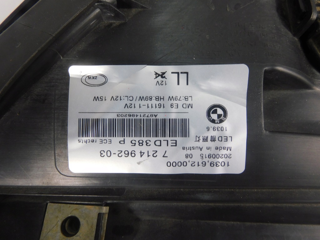 фото №15, Bmw 7 f01 f02 lift lci full led адаптивный лампа правая левая передняя europa