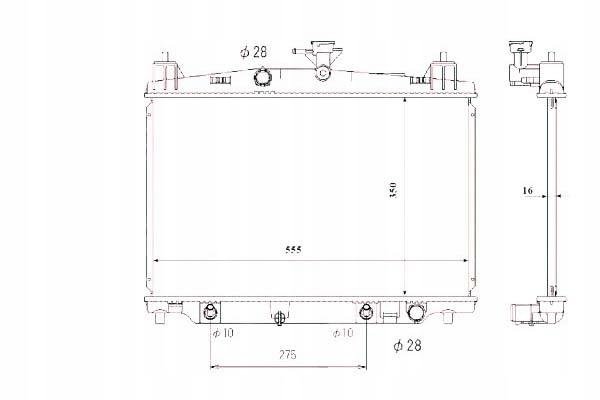 фото №2, Nrf радиатор mazda 2 1,3 1,5 07-