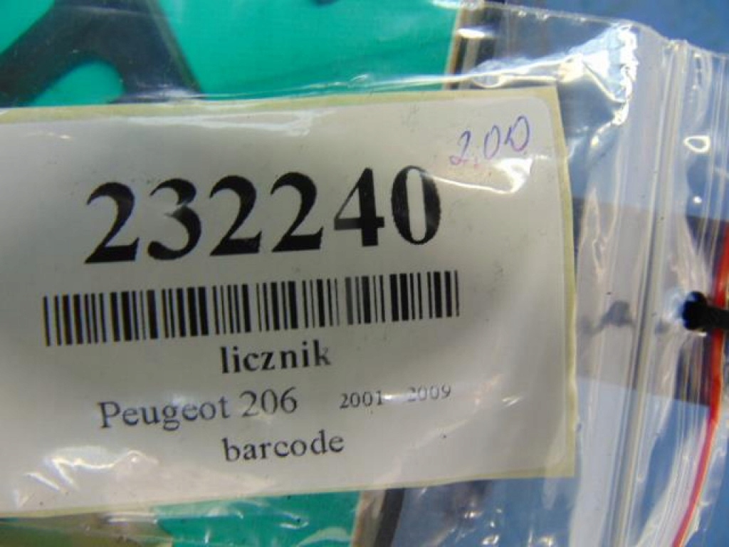 фото №7, Peugeot 206 2.0d счетчик 9656696580