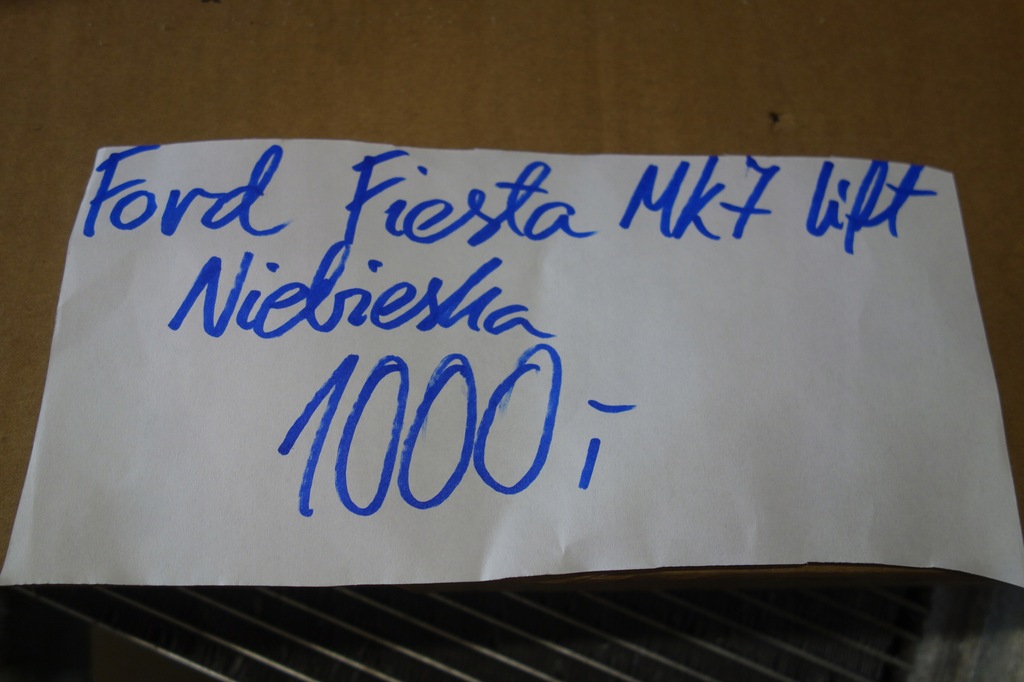 фото №8, Капот ford fiesta mk7 lift niebieska