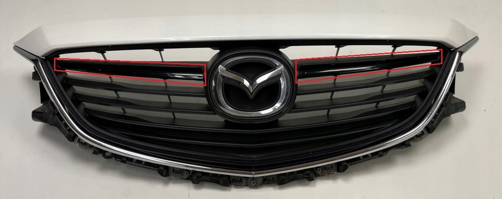фото №15, Mazda 6 iii gj 12-15 верхній накладки решітка чорні оригінальний номер