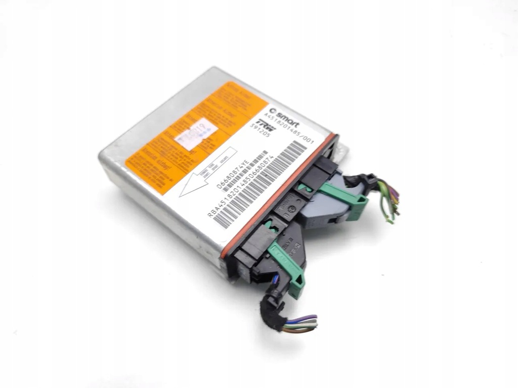 фото №9, Smart fortwo блок керування / модуль подушка безпеки 1.0 бензин 52kw 71 hp a4518201485