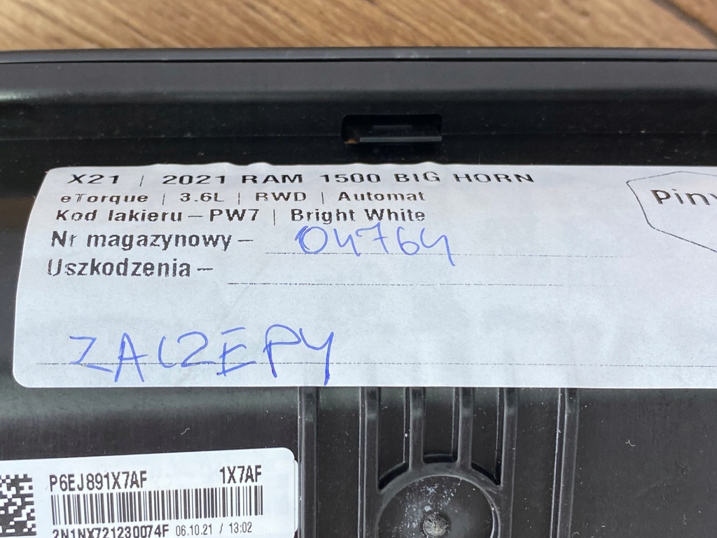 фото №8, Лампа панель стельовий dodge ram 1500 2019+