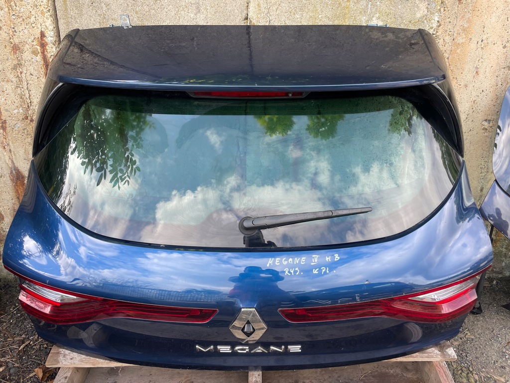 фото №1, Крышка багажника багажника задняя renault megane iv hb