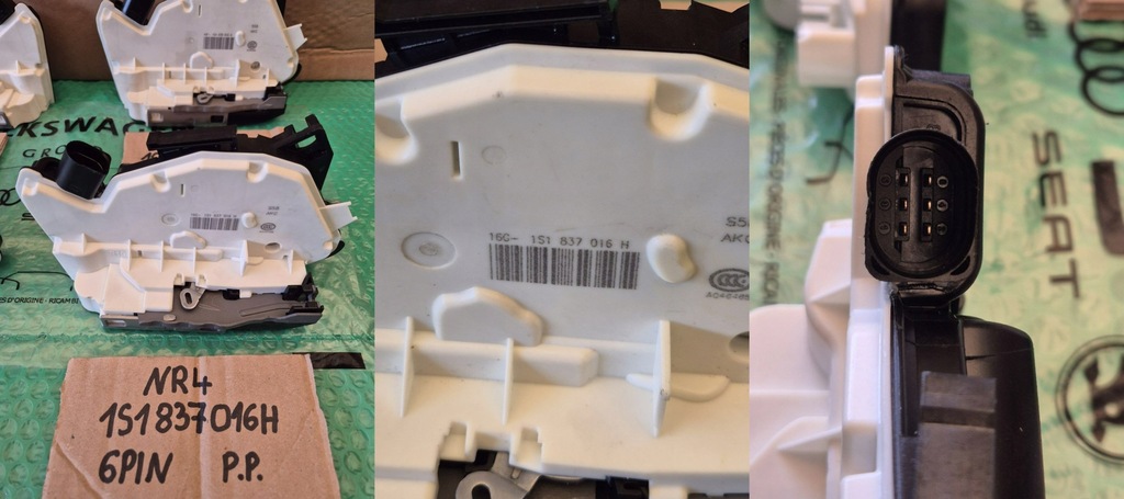 фото №10, Замок дверь левый правый задняя перед vw up skoda citigo seat mii