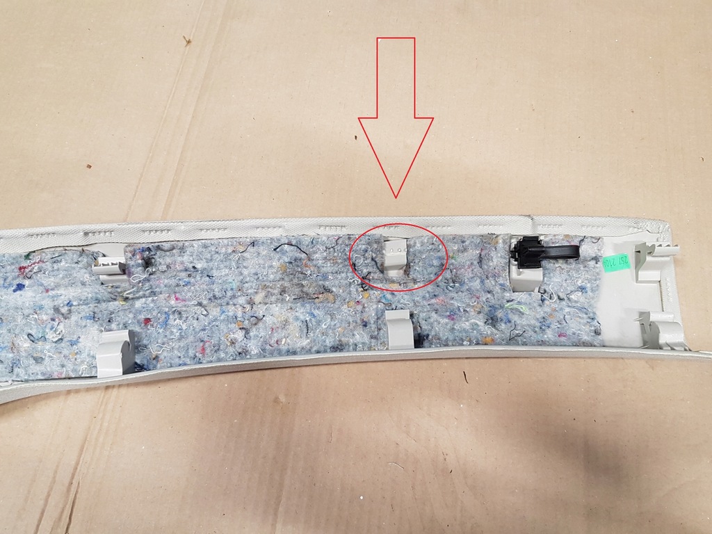 фото №4, Защита обшивка стойка a передний l/p перед - renault talisman