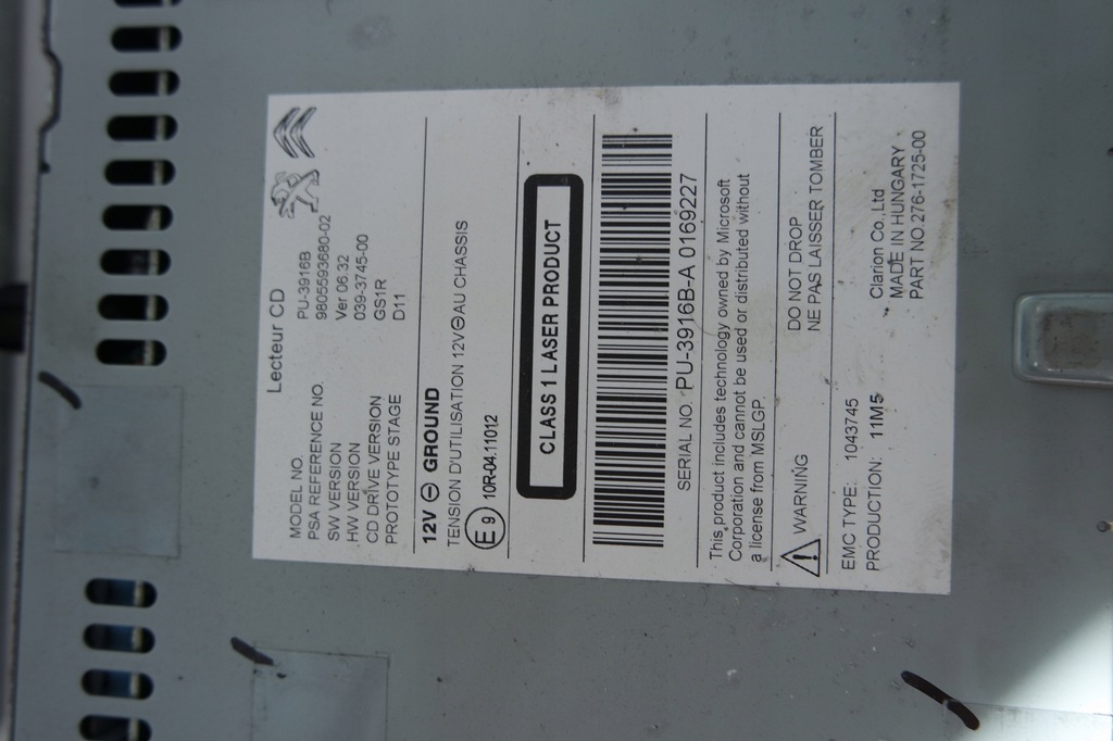 фото №11, Радио навигация дисплей навигации citroen c4 ii b7 ds4