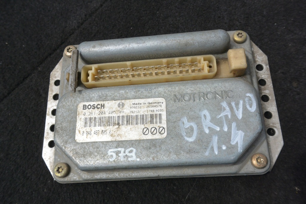 фото №5, Блок керування бортовий комп'ютер двигуна 1.4 fiat bravo