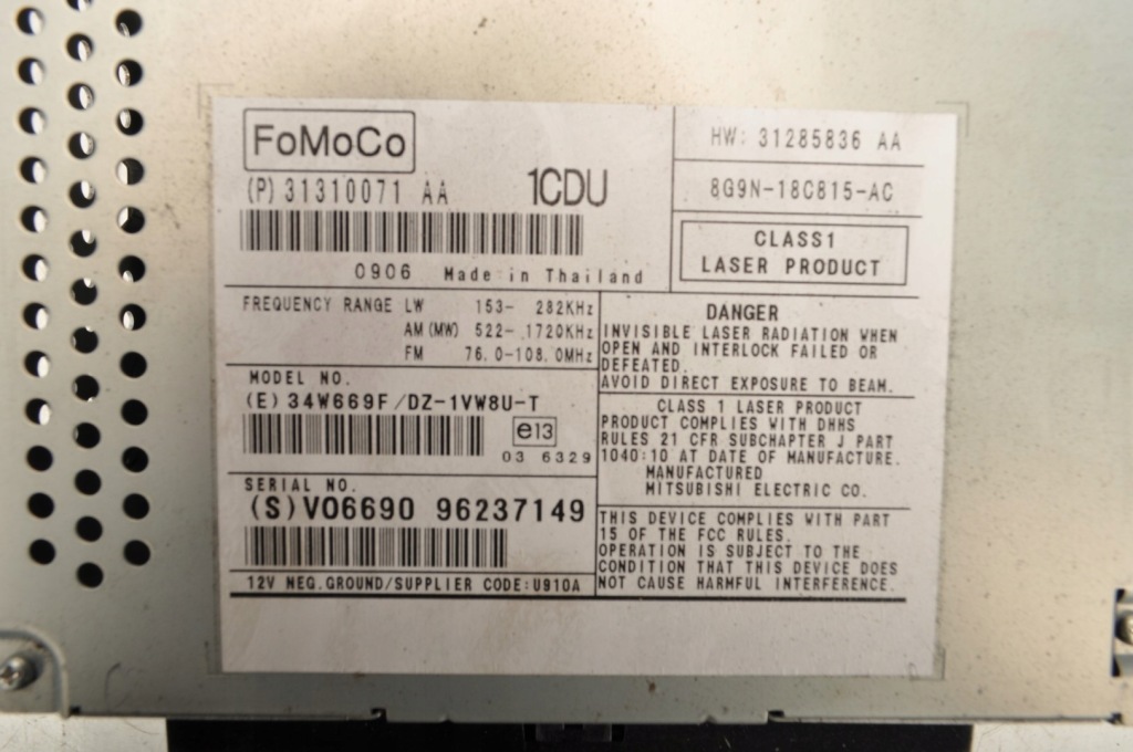 Volvo v70 3 s80 2 радио cd 31285836 с Разборки