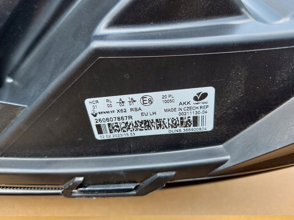 фото №6, Лампа передняя левая renault master iv 19- europa