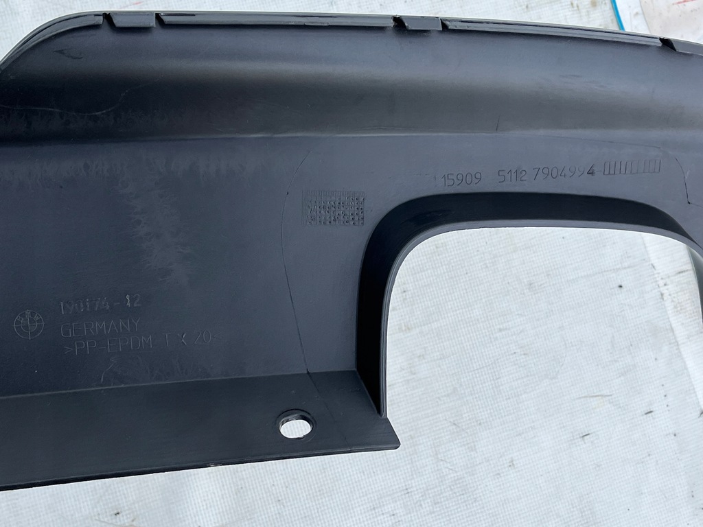 фото №15, Bmw f10/f11m-pakiet диффузор бампера задняя чёрный