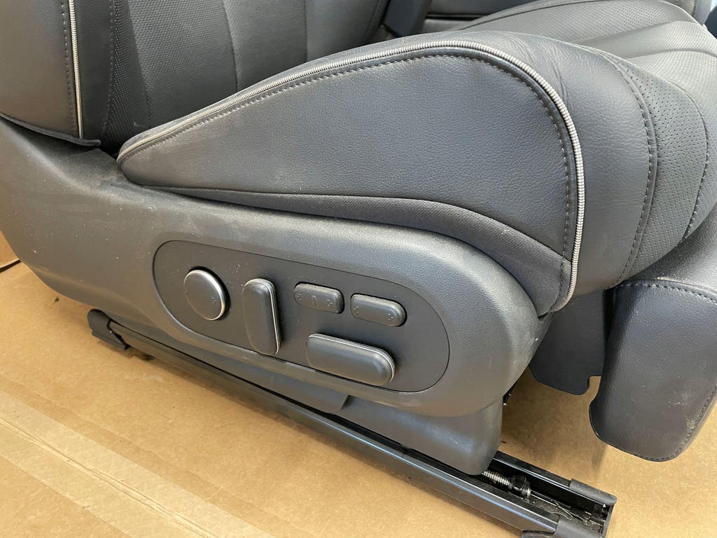 фото №6, Hyundai ioniq 5 сидіння заднє сидіння обшивки комплект стан idealny електричний шкіра