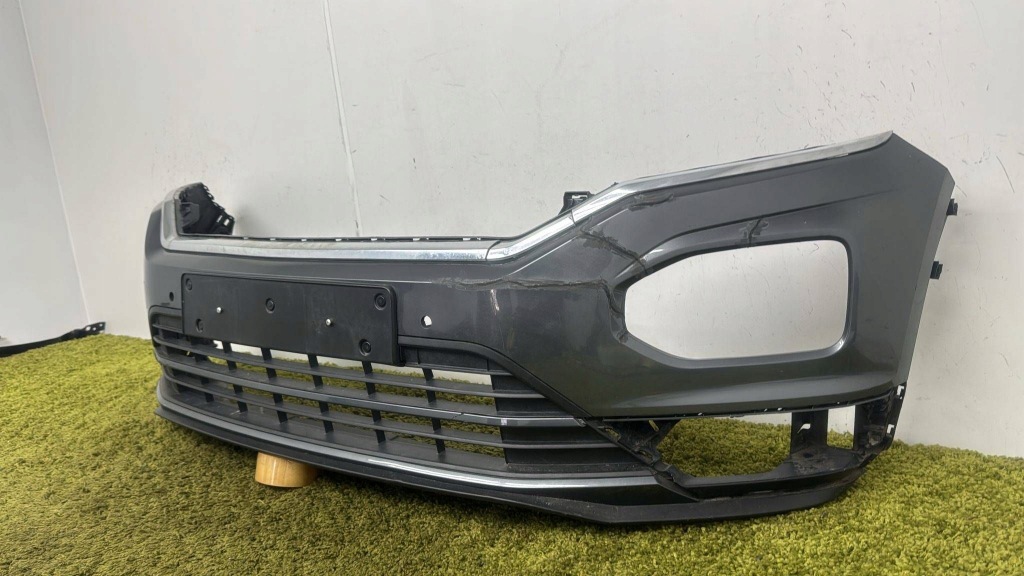 фото №2, Бампер перед vw t-roc 2ga r-line 17-21 молдинг хром oem
