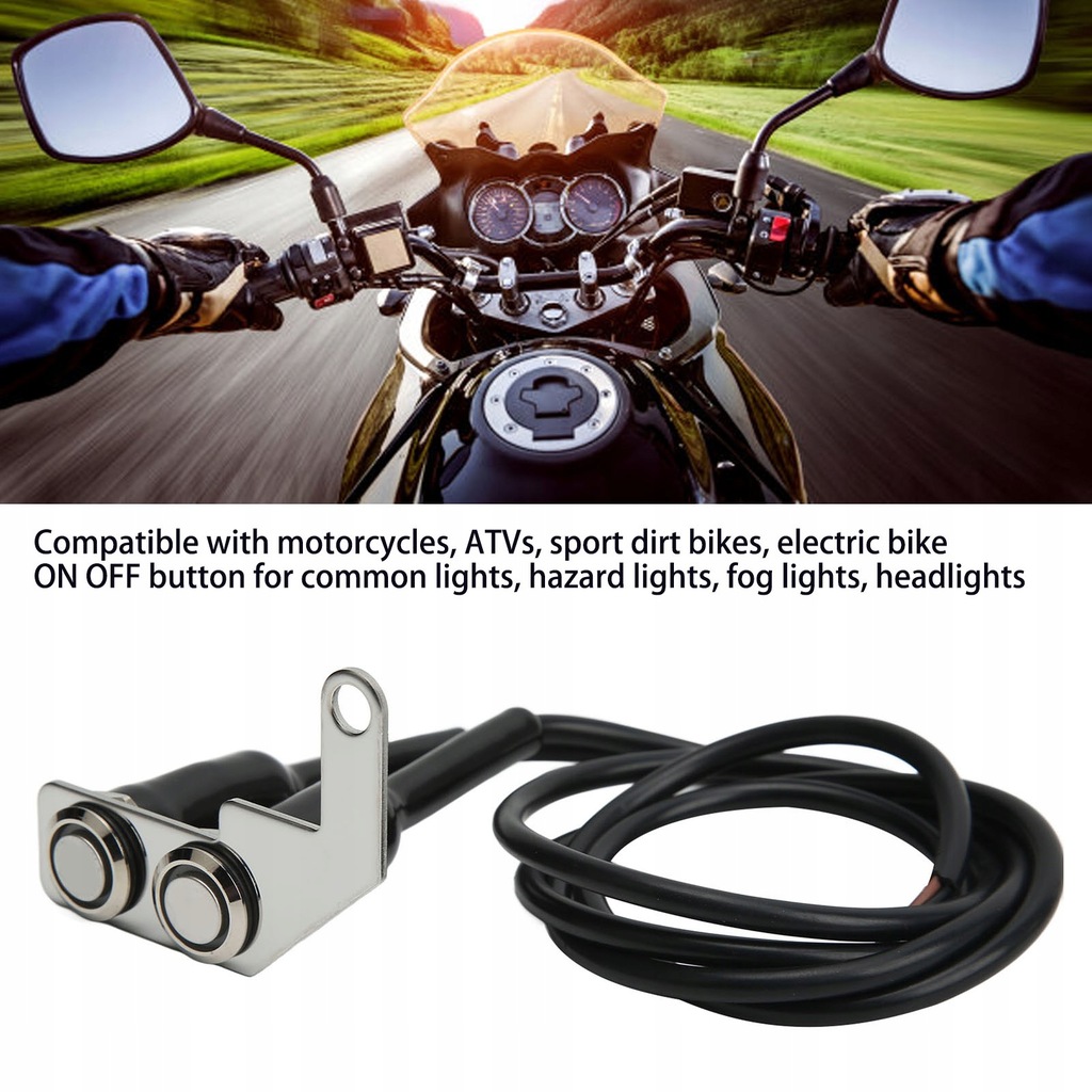 фото №13, Перемикач led na кермо motocykla фара