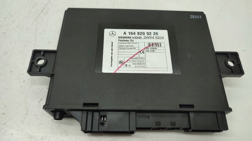 фото №1, Модуль mercedes w164 x164 a1648209226 keyless go