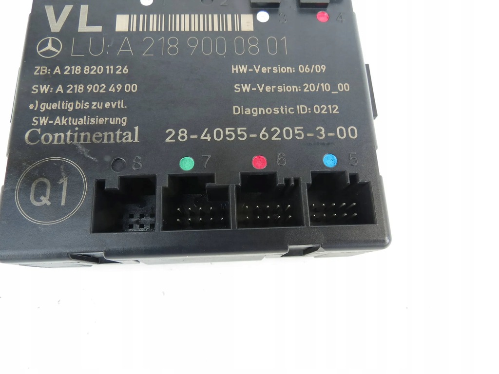 фото №6, Модуль блок керування двері a2189000801 mercedes cls w218