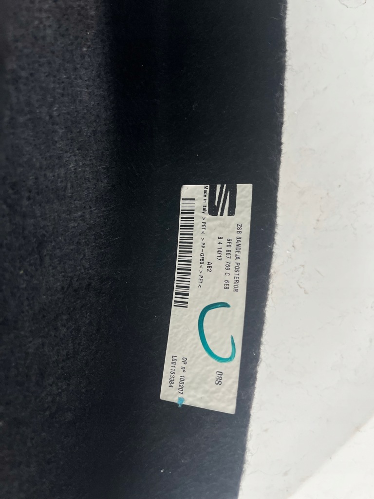 Seat ibiza 5 v 17- полка задняя багажника 6f0867769c Недорого