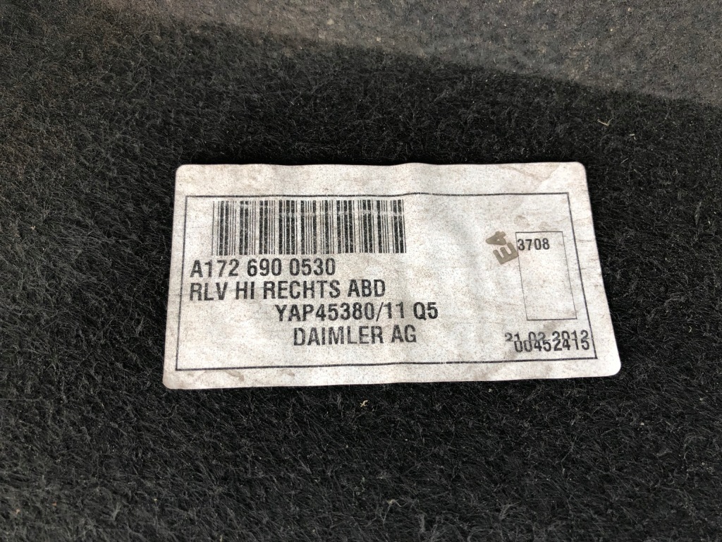 фото №4, Mercedes r172 slk slc подкрылок правый задняя правое