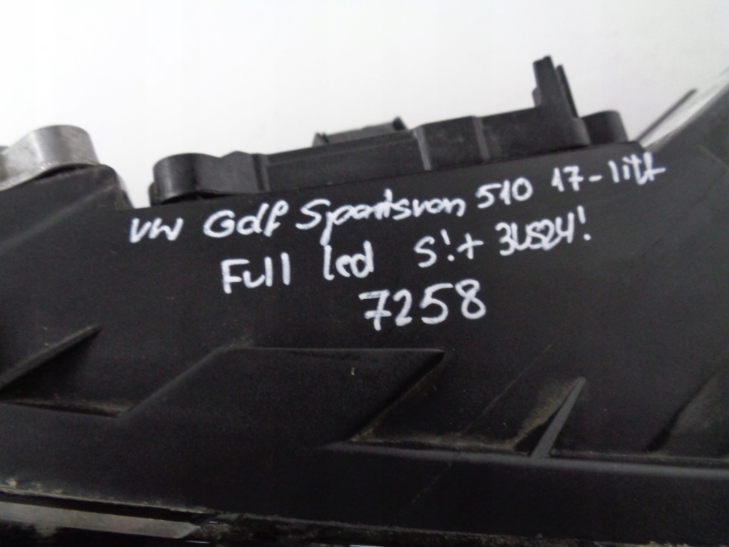 фото №13, Лампа левая фара vw golf sportsvan 510 17- lift full led