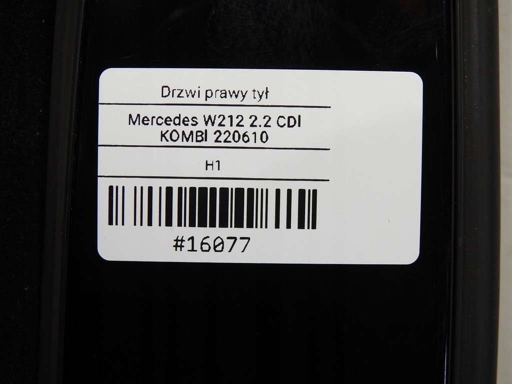 фото №11, Дверь правый задняя 040 mercedes w212 kombi