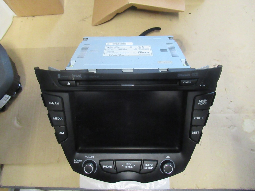 фото №1, Hyundai veloster радио навигация 96560-2v700