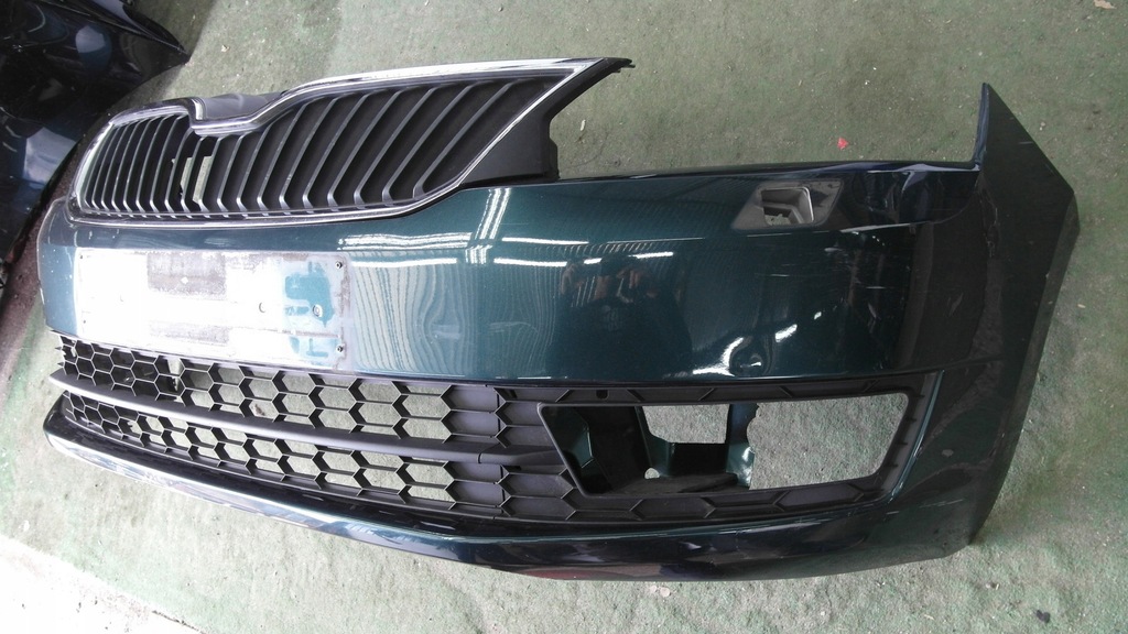 фото №3, Skoda rapid idealny бампер передний