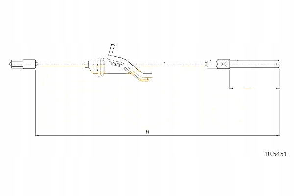 Купить Cofle трос тормоза ручного ford kuga 08- перед