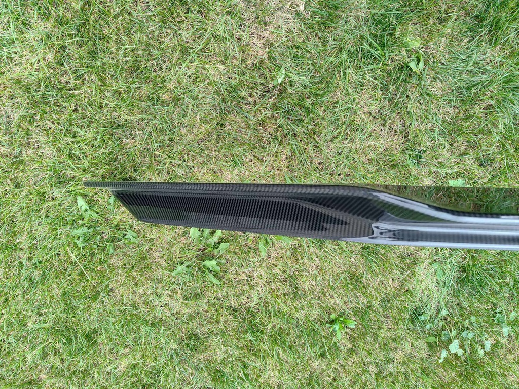 фото №12, Audi r8 4s lift накладка бампера перед nowa оригінал карбон 3576