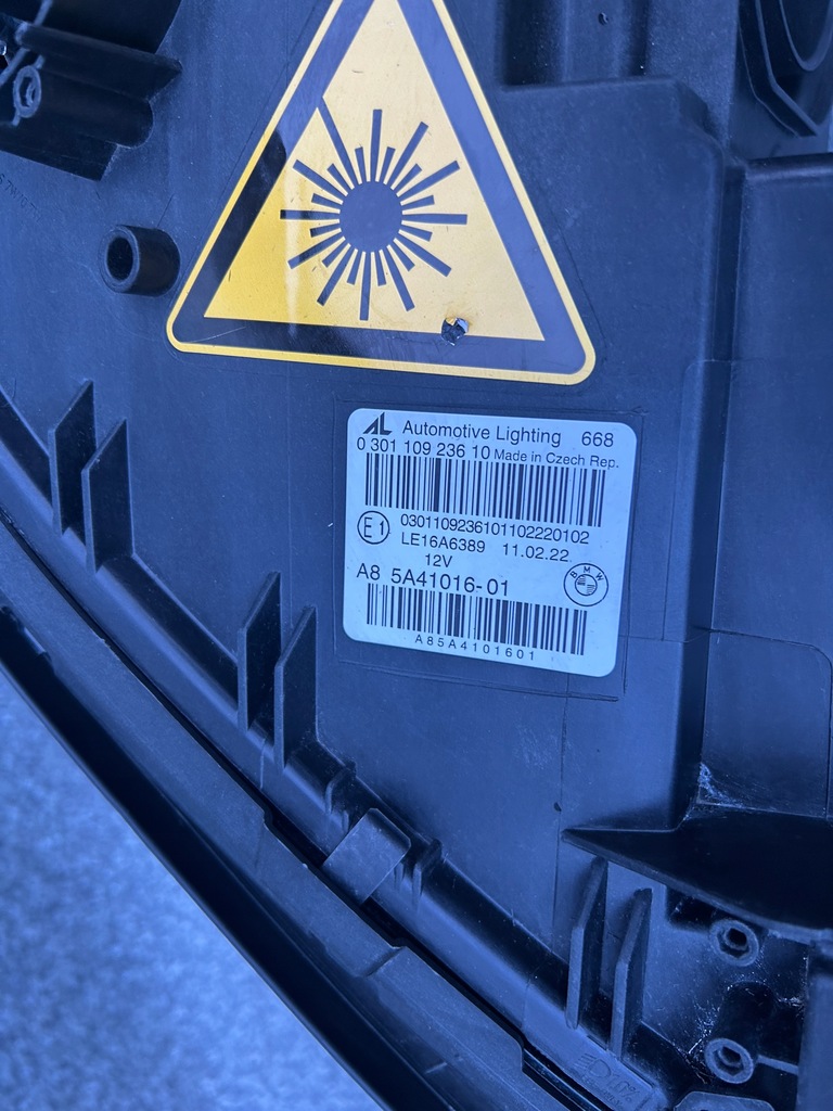 фото №11, Лампа права передня bmw 8 g14 g15 g16 laser 5a41016