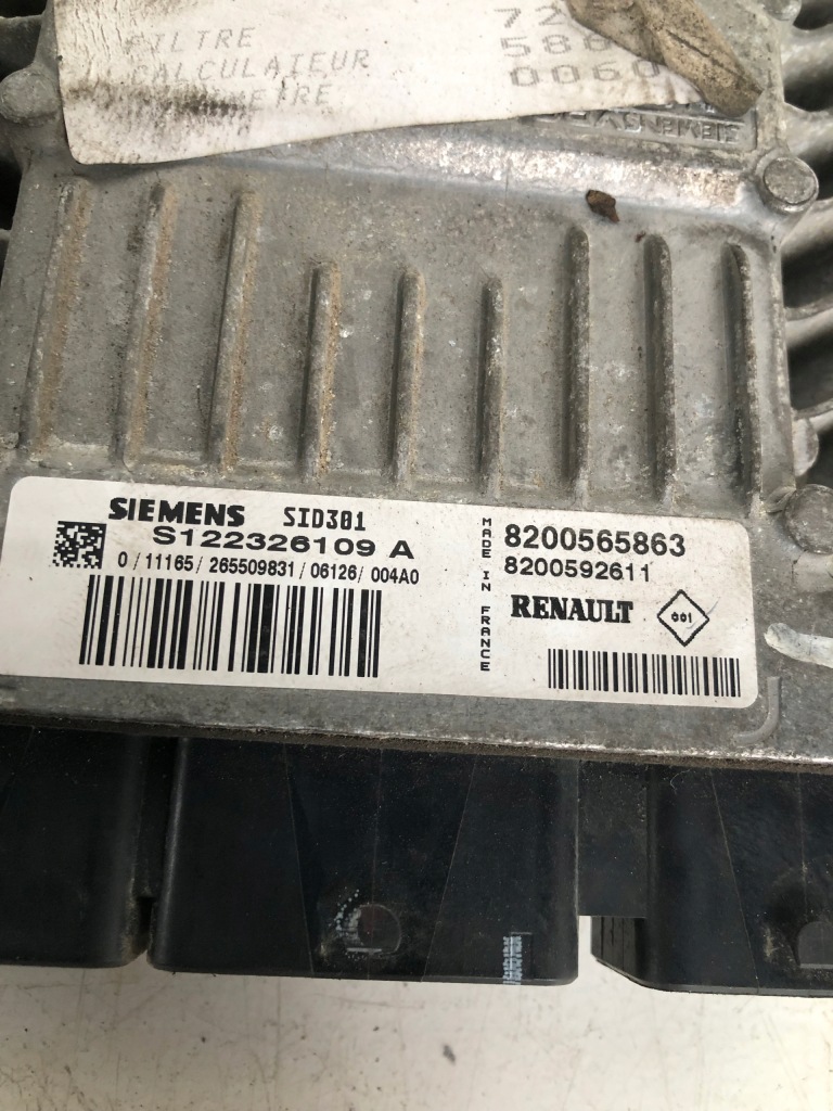 фото №2, Блок управления набор стартовый renault scenic ii 1.5 dci 8200565863