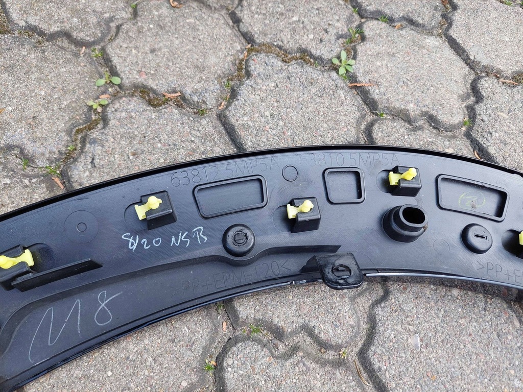 фото №14, Nissan ariya 2023 молдинг крыла накладка правый перед 638125mp5a